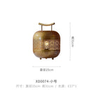 Axyaa Zen Birdcage Pendant Light LED E27 Gold Hanging Lamp for Restaurant Tea Room