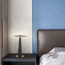 Axyaa Modern LED Black Metal Desk Lamp Acrylic Table Light for Home Hotel