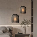 Axyaa Wabi Sabi Rattan Pendant Light for Home Decor