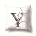 Axyaa Alphabet Cushion Cover - Kids Room Decor Throw Pillow Case