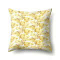Axyaa Yellow Plant Landscape Print Decorative Cushion Cover 45X45CM