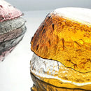 Axyaa Glass Water Drop Fruit Bowl Set - 490ml