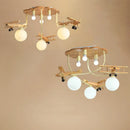 Axyaa Airplane Chandelier Light for Kids Room - LED Ceiling Lamp for Boys