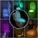 Axyaa Star Projector Toilet Night Light: Motion Sensor, 16 Colors LED Bowl Lights