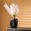 Ceramic Sea Style Vase Pampas Grass Dried Flower Waves Seahorse Starfish by Axyaa