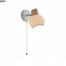 Axyaa Ceramic LED Wall Lamps Switch for Home Decor, Bedroom, Bathroom Lighting