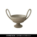 Axyaa Chinese Watercolor Graffiti Flower Vase | Handmade Retro Decorative Earthenware Jar