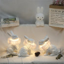 Axya Resin Rabbit LED Table Lamp: Modern, Lovely, Creative Bedroom, Living Room Decoration