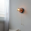 Axyaa Nordic LED Walnut Wood Wall Lamp for Modern Interior Design Home Lighting