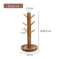 Axyaa Wooden Cup Holder Organizer for Home and Office Organization