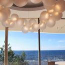 Axyaa Nordic Acrylic Ball Chandelier - Dining Room Pendant Lighting