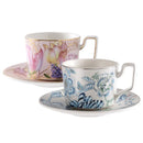 Axyaa Elegant Gold Ceramic Coffee Cup Set | European Luxury Tea Cups