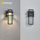 Axyaa Matte Black Outdoor Wall Sconces for Garage Garden Entryways