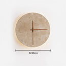Nordic Yellow Stone Circular Wall Lamp, LED Bedroom Decor, Axyaa Brand