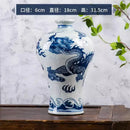 Axyaa Dragon Pattern Ceramic Vase - Jingdezhen Imitation Official Kiln Crackle Glaze
