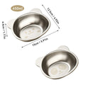 Axyaa Kids Bear Stainless Steel Dinner Bowl - Cute & Durable Salad Plate