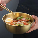 Axyaa Stainless Steel Salad and Soup Bowl Set