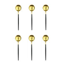 Axyaa Mini Stainless Steel Tea Spoon Set for Coffee, Tea, and Sauces