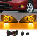 Axyaa Angel Eyes Fog Light DRL for Toyota Yaris Belta Vios 2006-2011