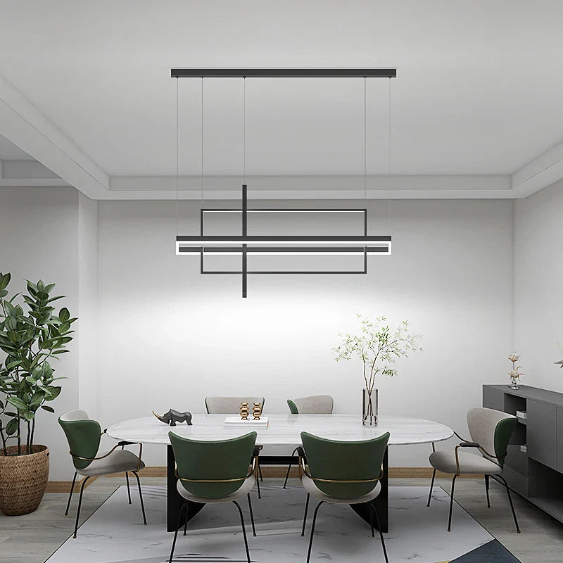 Axyaa Stainless Steel LED Chandelier for Nordic Home Decor