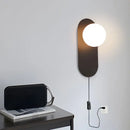 Axyaa Nordic G9 LED Wall Lamps, Black Gold Fixtures for Corridor