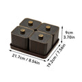 Axyaa Plastic Storage Tray for Snacks and Dried Fruits