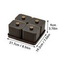 Axyaa Plastic Storage Tray- Food Serving & Snack Organizer