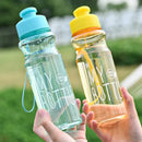 Axyaa Portable Sports Water Bottle Large Capacity Fitness Drinkware