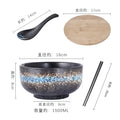 Axyaa Ceramic Noodle Bowl with Lid