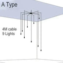 Axyaa LED Chandelier Modern Minimalist Line Indoor Lighting Fixture
