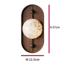 Axyaa Modern Marble Wall Lamp for Living Room Bedroom Foyer