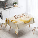 Elegant Ramadan Calligraphy Tablecloth by Axyaa
