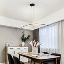 Axyaa Designer LED Pendant Lights White Black Chandelier for Home Decor