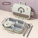 Axyaa Stainless Steel Lunch Box Set with Cutlery & Bowl