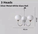Axyaa Glass Ball Chandelier: Modern, Creative, Vintage, Lovely Girls Bedroom Lamp