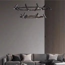 Axyaa LED Ring Pendant Light Chandeliers for Modern Living and Dining Room