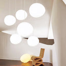 Axyaa Glass Hanging Lamp Modern LED Dining Kitchen Light Fixtures