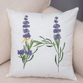 Axyaa Lavender Letter Sofa Cushion Cover for Home Car Living Room Bedroom Decor