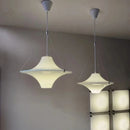 Axyaa UFO Pendant Light: Designer Minimalist French Cream Style Bedroom Lamp