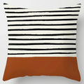 Axyaa Abstract Line Pattern Decorative Pillow Cover