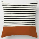 Axyaa Abstract Line Pattern Decorative Pillow Cover