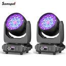 Axyaa 19x15W RGBW Moving Head Beam Light for Disco Wedding Stage Lighting