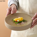 Axyaa Round Ceramic Plate Set for Stylish Dining Experience