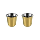 Axyaa Double Wall Espresso Tumbler Glasses Set