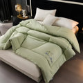 Axyaa Winter Quilt | Antibacterial Bamboo Cotton & Soybean Fiber | All-Season Thick Bedding