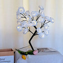Axyaa Rose Flower Table Lamp: 24 LED Bedroom Night Light & Home Decor