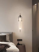 LED Glass Wall Lamp for Bedroom Lighting by Axyaa