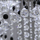 Axyaa Moon & Star Spiral Crystal Chandelier: Modern Lobby Stair Lighting