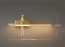 Axyaa LED European Strip Wall Lamp for Bedroom and Living Room Atmosphere