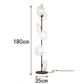 Axyaa LED Standing Lamp, 3-Color Brightness Control, Modern Remote-Controlled Floor Lamp